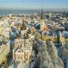 Umsufa Estonia Winter Tallinn Jigsaw Puzzle for Adults 1000 Piece Wooden Travel Gift Souvenir view 1