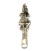 Victorian Style Elephant Baby Rattle with Sapphire Eyes and Mother of pearl Handle view 3
