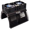 NHX RC V2 Twin High Speed Tornado 28000 RPM Cooling Fans Heatsink 1/8 Motor Gray view 1