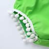 Alvivi Baby Girls Elf Christmas Costumes Xmas Halloween Cosplay Party Outfits Infant Romper Jumpsuit with Headband Set Green 3T view 4