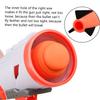 Ruibytree Mega Missile Refill for Nerf N-Strike Elite Series, 4Packs, Compatible Darts Mega Missile Refill Bullets Foam Rockets for Nerf Party (Orange) view 4