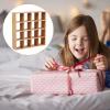 1: 12 Dollhouse Miniature Wooden Storage Rack 16 Grid Shelves Doll House Wall Rack Bookshelf Display Dollhouse Furniture Accessories view 4