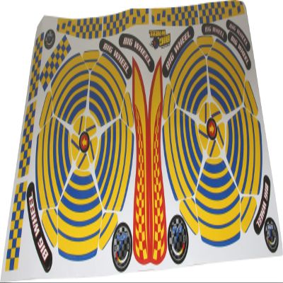 Big Wheel Replacement Parts - Sticker Sheet Set - Replacement Part for 16 in Big Wheel Racer Classic