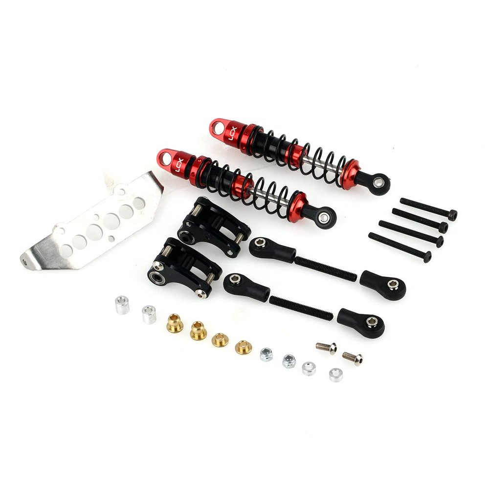 LCX Racing 1/10th RC Crawler Car Rear Cantilever Kit Suspension Shock Set for RC Car TRX4 TRX-4, Upgrades Parts Accessories