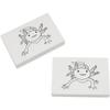 Azeeda 2 x 45mm 'Axolotl' Erasers/Rubbers (ER00024798) view 1