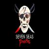 Seven Seas Pirates Toy Pirate Flag - Skull and Crossbones Black Background 5 x 8 Feet view 1