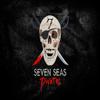 Seven Seas Pirates Toy Pirate Flag - Skull and Crossbones Black Background 5 x 8 Feet view 2