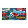 Nerf DinoSquad Tricera-Blast Dart Blaster, 12 Nerf Elite Darts, Kids Outdoor Toys, Dinosaur Toys for 8 Year Old Boys and Girls and Up, Triceratops Design view 2