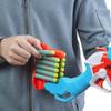 Nerf DinoSquad Tricera-Blast Dart Blaster, 12 Nerf Elite Darts, Kids Outdoor Toys, Dinosaur Toys for 8 Year Old Boys and Girls and Up, Triceratops Design view 3