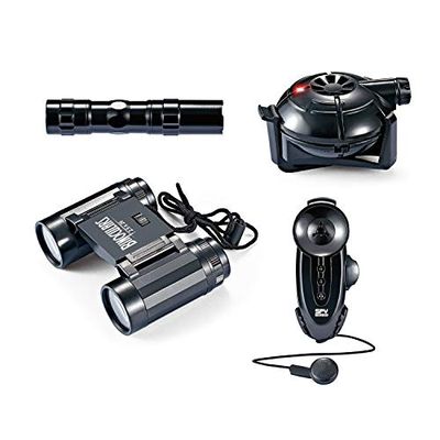 Sunny Days Entertainment Surveillance Kit  Kids Spy Toy | Electronic Motion Sensor Device for Spying | Binoculars and Bright Flashlight with Microphone - Maxx Action
