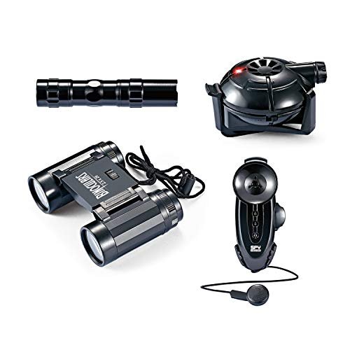 Sunny Days Entertainment Surveillance Kit  Kids Spy Toy | Electronic Motion Sensor Device for Spying | Binoculars and Bright Flashlight with Microphone - Maxx Action