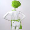 Mufeng Kids Children kitchen Chef Costume Cooking Apron and Hat Set Cooking Baking Set Halloween Cosplay Costumes Green S view 4
