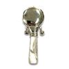 Victorian Style Day & Night Baby Rattle with Ruby Stone Mother of pearl Handle view 2