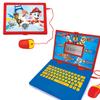 LEXIBOOK JC598PAi4 Paw Patrol-Educational and Bilingual Laptop Portuguese/English-Toy for Child Kid (Boys & Girls) 124 Activities, Learn Play Games and Music with Chase Marshall-Red/Blue view 3