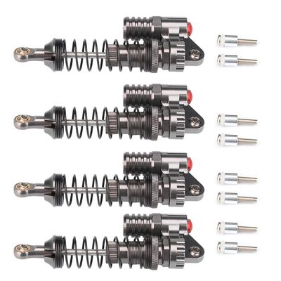 Aluminum Shock Absorber Springs Set for Axial/ SCX10/ D90/ RC Crawler Car, 4 Pack