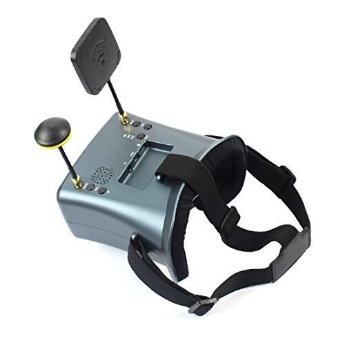 FEICHAO LS-008D 58G Goggles Glasses 40CH 4.3 inch 92% Transparent Lens for RC Model Racing Drone