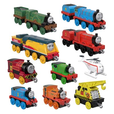 THOMAS & FRIENDS Trackmaster, Push Along Diecast Engine 10 Pack