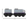 Thomas & Friends Wood Kenji push-along train engine for toddlers and preschool kids ages 2 years and up view 3