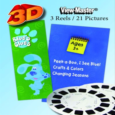 Blues Clues - View-Master 3 Reels - 21 3D Images