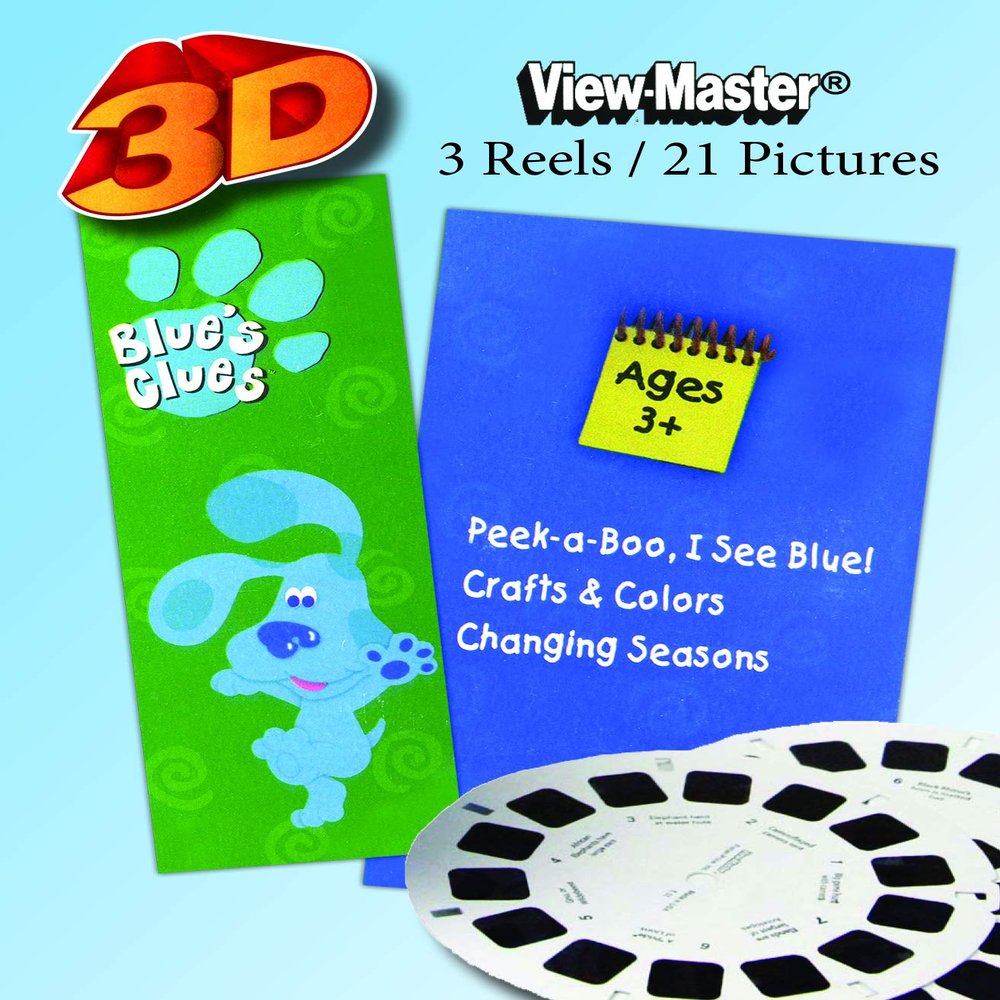 Blues Clues - View-Master 3 Reels - 21 3D Images