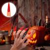 20pcs Fake Witch Fingers Halloween Witch Fingers Scary Witch Nails Nail Claws False Nail Halloween Costumes Cosplay view 2