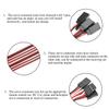 DYWISHKEY 30 Pieces Male to Female 3-Pin Servo Extension Cord Lead Wire Cable Connectors, Servo Remote Control Cables (5 Sizes) view 3