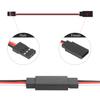 DYWISHKEY 30 Pieces Male to Female 3-Pin Servo Extension Cord Lead Wire Cable Connectors, Servo Remote Control Cables (5 Sizes) view 4