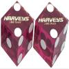 Authentic Nevada Craps Dice - Wide Selection Genuine Casino Table-Played Dice Pairs from Lake Tahoe, Reno & Other Nevada Destinations (Non-Matching, Lake Tahoe Harvey's - Purple Polished) view 1