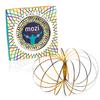 Mozi Geometric Magic Flow Bracelet - Easy to Use - 3D Spiral Toy, Spinning Bracelet for Children and Adults (Black and Gold) view 1