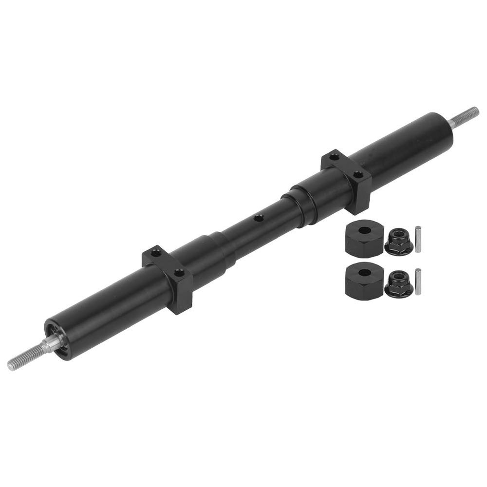 Alinory Unpowered Wheel Axle, Metal Lightweight Durable 167mm Wheel Axle Rear Wheel Axle Rear Wheel Axle, Non-Powered RC Tractor for 1/10 RC Car