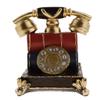 Backbayia Retro Resin Telephone Piggy Bank Money Box Coin Bank Birthday Gift for Kids (Red) view 1