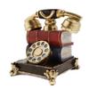 Backbayia Retro Resin Telephone Piggy Bank Money Box Coin Bank Birthday Gift for Kids (Red) view 4