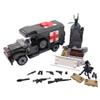 General Jim's Military Building Blocks US Army Ambulance WW2 (World War 2) Brick Building Vehicle - Military Ambulance Building Blocks Set for WWII or Brick Building Enthusiasts view 2