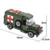 General Jim's Military Building Blocks US Army Ambulance WW2 (World War 2) Brick Building Vehicle - Military Ambulance Building Blocks Set for WWII or Brick Building Enthusiasts view 3