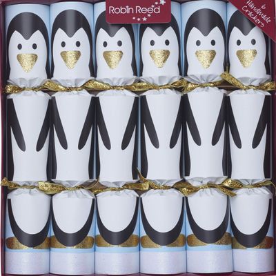 Robin Reed 6 x 13 Racing Penguin Party Favors of England - Contains Wind up Racing Penguins