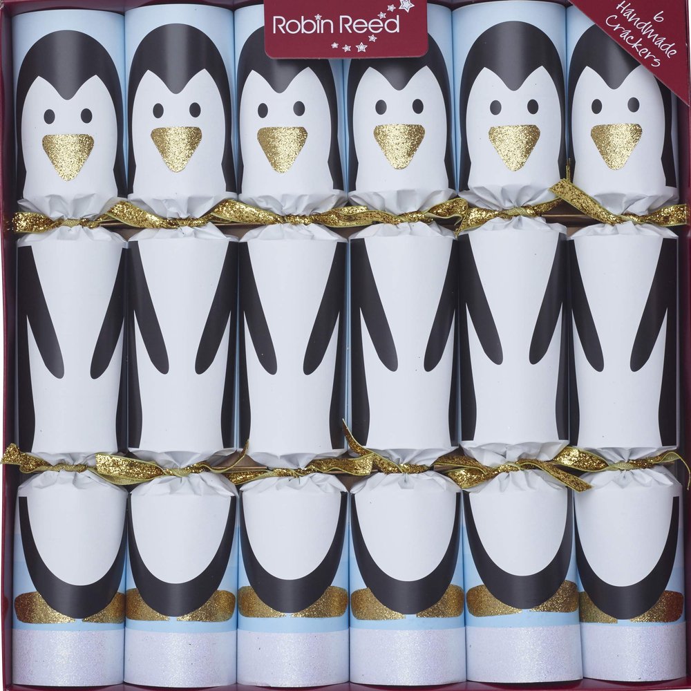 Robin Reed 6 x 13 Racing Penguin Party Favors of England - Contains Wind up Racing Penguins