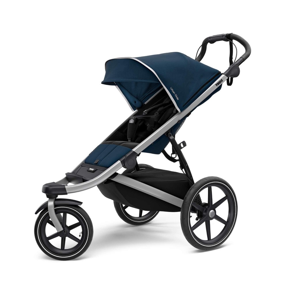 Thule Urban Glide 2 Jogging Stroller - Single Baby Stroller Perfect for Daily Strolling and Jogging - Features 5-Point Harness, Lightweight and Compact, Durable and Versatile Design for All Terrains