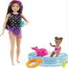 Barbie Skipper Babysitters Inc Playset with Skipper Doll, Color-Change Small Doll, Pool, Squirt Whale Toy & Accessories view 1