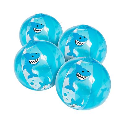 Fun Express Shark MINI Beach Ball - Toys - 12 Pieces