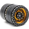 4pcs RC Aluminium 2.2 beadlock Wheels Rims Gold/Black Color Weight About 160g/pc Fit for RC Mud Truck Rock Crawler Trx4 Scx10 Capra Gen8 Upgrades view 3