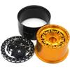 4pcs RC Aluminium 2.2 beadlock Wheels Rims Gold/Black Color Weight About 160g/pc Fit for RC Mud Truck Rock Crawler Trx4 Scx10 Capra Gen8 Upgrades view 4
