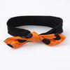 Aislor Infant Baby Girls Pumpkin Halloween Costumes Tutu Dress Rompers Headband Shoes Leg Warmer Outfits Pumpkin Black&Orange 0-3 Months view 4