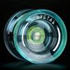 MAGICYOYO K2 Crystal Professional Finger Spin Yoyo, Responsive Yoyo for Kids 8-12 & Beginners, Durable PC Plastic Yo-yo, Includes 12 Yo yo Strings, Glove & Bag (Crystal Green) view 1