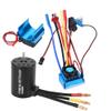 3650 Motor and ESC,1/10 RC Car Accessory 3100KV Motor 45A/60A/80A/120ABrushless ESC + Heat Sink Combination kit (80A) Car Model Accessory view 1