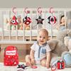 teytoy High Contrast Baby Stroller Toy, Black and White Infant Pattern Toys with Rattle, Easy Clip Hanging Toys, Stroller Crib Carseat Toy, Newborn Baby Toys for 0 3 6 9 12 Month view 2