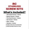 ara035 - Armma Felony 6S BLX 1/7th (ARA7617V2) Stainless Steel Screw Kit view 2