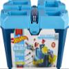 Hot Wheels Toy Car Track Set, Track Builder Unlimited Stunt Crash Box Playset with 18 Building Components in Storage Box with Lid & 1:64 Scale Vehicle view 2