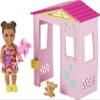 Barbie Skipper Babysitters Inc. Accessories Set with Small Toddler Doll & Pink Playhouse, Plus Pinwheel, Teddy Bear & Cup, Gift for 3 to 7 Year Olds view 1