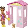 Barbie Skipper Babysitters Inc. Accessories Set with Small Toddler Doll & Pink Playhouse, Plus Pinwheel, Teddy Bear & Cup, Gift for 3 to 7 Year Olds view 3