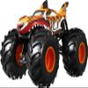 Hot Wheels Toy Monster Trucks, 1:24 Scale Die-Cast Tiger Shark, Oversized Play Vehicle for Kids & Collectors view 1